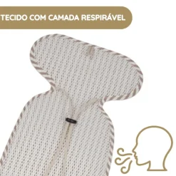 Walking Mum Forra para Cadeira Auto Praliné Rayas - Moka