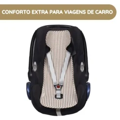 Walking Mum Forra para Cadeira Auto Praliné Rayas - Moka