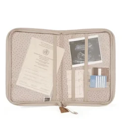 Walking Mum Livro de Nascimento Poppy Dots - Canela