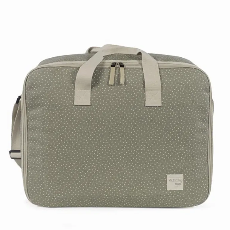 Walking Mum Mala de Maternidade Poppy Dots - Musgo