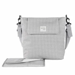 Walking Mum Mala de Passeio I Love Vichy - Gris