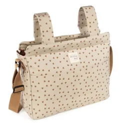 Walking Mum Mala de Passeio Poppy Hearts - Canela