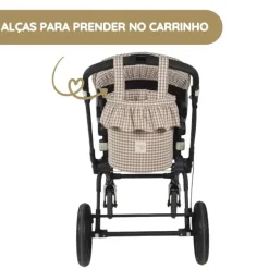 Walking Mum Mala Organizadora Bucket Praliné Vichy - Moka