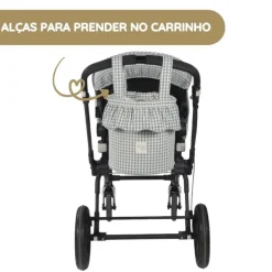 Walking Mum Mala Organizadora Bucket Praliné Vichy - Matcha