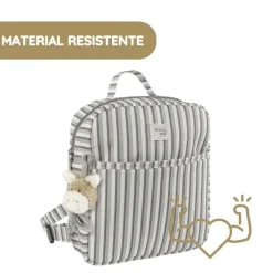 Walking Mum Mochila Kids Botton Rayas