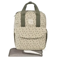 Walking Mum Mochila Poppy Hearts - Musgo