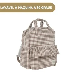 Walking Mum Mochila Praliné Vichy - Moka