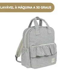 Walking Mum Mochila Praliné Vichy - Matcha