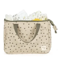 Walking Mum Necessaire Poppy Hearts - Musgo