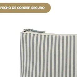 Walking Mum Necessaire Praliné Rayas - Matcha