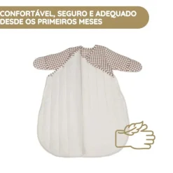 Walking Mum Saco de Dormir Praliné Vichy/Rayas TOG 2,5 - Moka