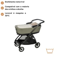 Walking Mum Saco para Ovinho e Alcofa Botton Flores