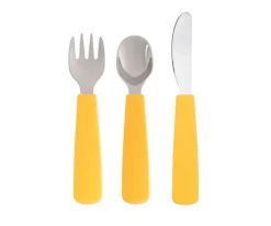 We Might Be Tiny Conjunto 3 talheres Feedie - Amarelo