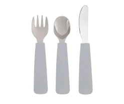 We Might Be Tiny Conjunto 3 talheres Feedie - Gris
