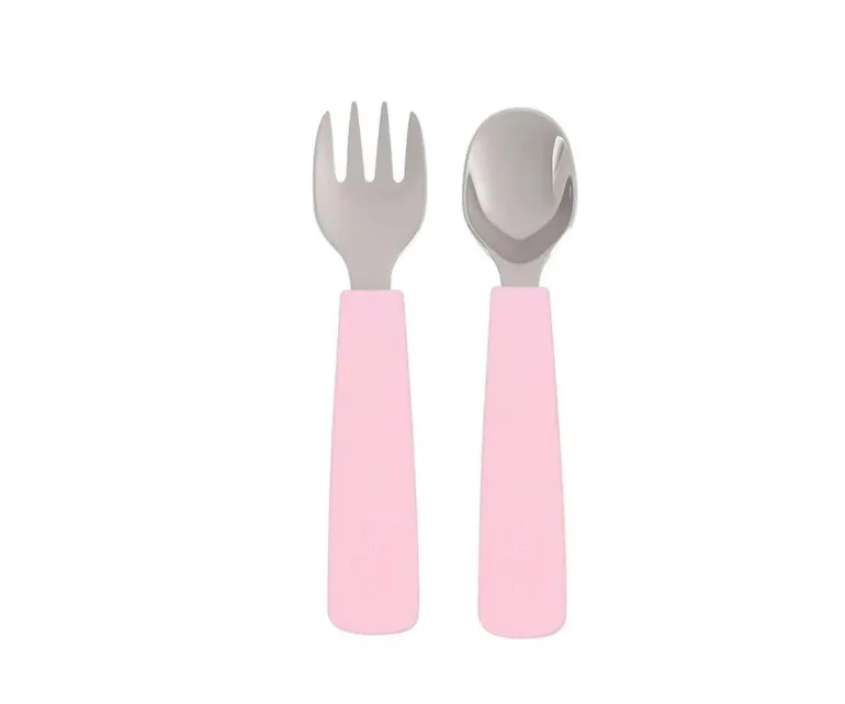 We Might Be Tiny Conjunto 2 talheres Feedie - Rosa Empolvado