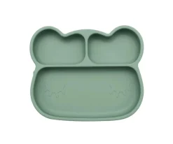 We Might Be Tiny - Prato com Ventosa Urso - Sage