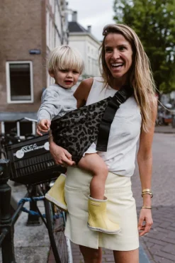 Wildride Porta-bebé Print - Grey leopard