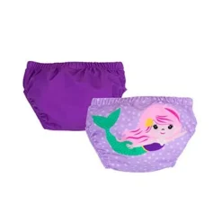 ZooCchini - Conjunto de 2 cuecas de Banho 6-12 meses - Sereia