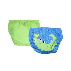 ZooCchini - Conjunto de 2 cuecas de Banho 12-24 meses - Crocodilo